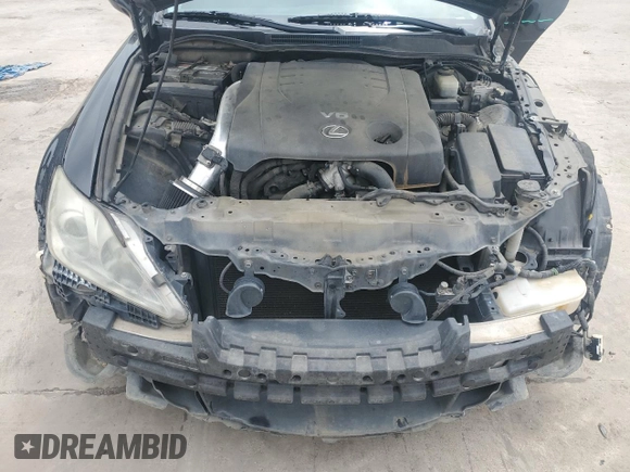 2008 Lexus IS 250 with VIN JTHBK262882074353, listed as a Copart auction lot 54529495 with 237,041 mi miles and Salvage Title. Bid and sale history available at DreamBid. Image 11.