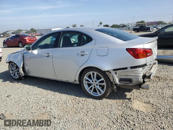 2006 Lexus IS 350 z VIN JTHBE262762004718, wystawiony jako Copart lot #57899455 z przebiegiem 95 723 mil mil oraz Szkoda całkowita • Salvage title. Historia ofert i sprzedaży dostępna na DreamBid. Obrazek 2.