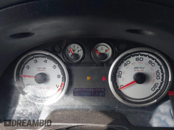2008 Ford Focus SE with VIN 1FAHP35N58W219099, listed as a IAAI auction lot 42059347 with 209,309 mi miles. Bid and sale history available at carsss.com. Image 7.