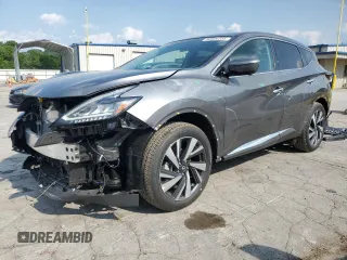 2024 Nissan Murano SL с VIN 5N1AZ2CJ7RC128723, выставлен на аукционе Copart как лот 60604335 с пробегом 1 456 миль миль и Списание • Salvage title. История ставок и продаж доступна на DreamBid. Изображение 1.