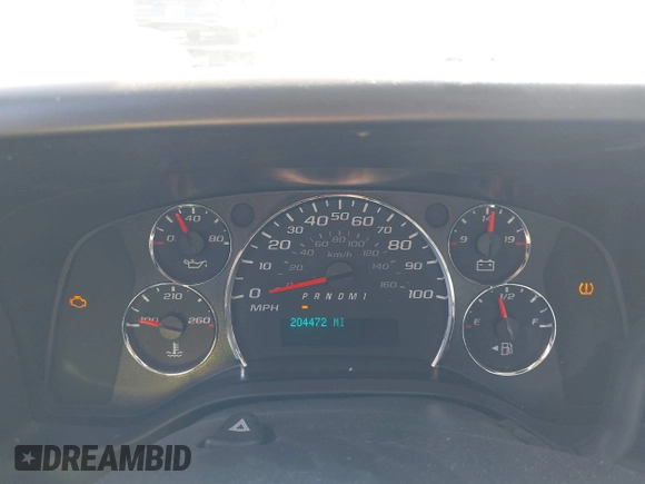 2012 Chevrolet Express Cargo Van with VIN 1GCWGFCB0C1117727, listed as a IAAI auction lot 42105038 with 204,472 mi miles. Bid and sale history available at carsss.com. Image 7.