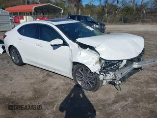 2020 Acura TLX with VIN 19UUB1F37LA013167, listed as a IAAI auction lot 41353081 with 60,061 mi miles. Bid and sale history available at carsss.com. Image 1.