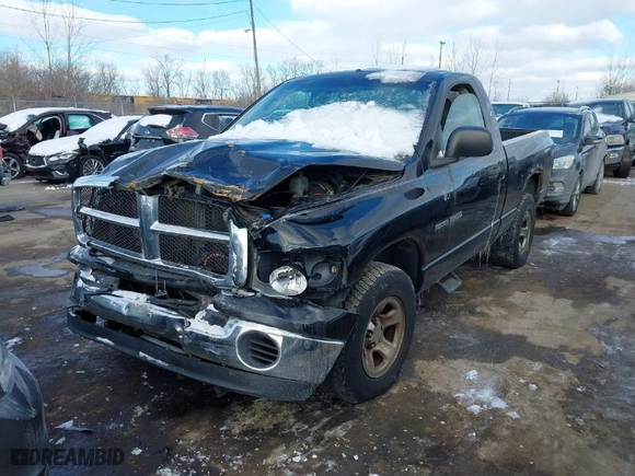 2005 Dodge Ram 1500 SLT with VIN 1D7HU16N55J557476, listed as a IAAI auction lot 41608924 with 81,752 mi miles. Bid and sale history available at carsss.com. Image 2.