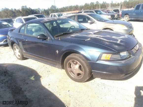 2001 Ford Mustang Standard with VIN 1FAFP40461F227004, listed as a IAAI auction lot 41159659 with 1 mi miles. Bid and sale history available at carsss.com. Image 1.