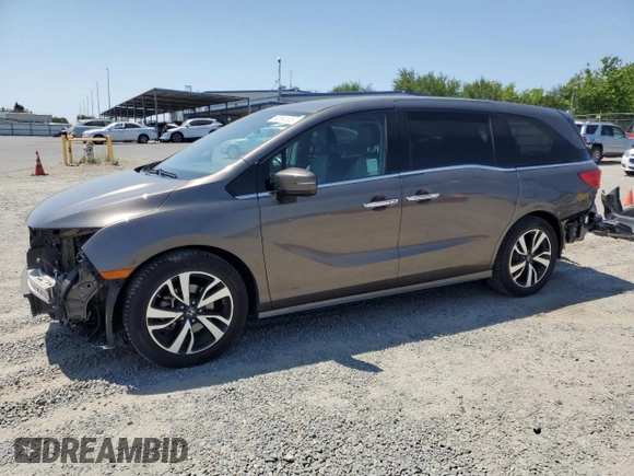 2019 Honda Odyssey Elite с VIN 5FNRL6H9XKB060537, выставлен на аукционе Copart как лот 60093305 с пробегом 58 446 миль миль и Списание • Salvage title. История ставок и продаж доступна на DreamBid. Изображение 1.