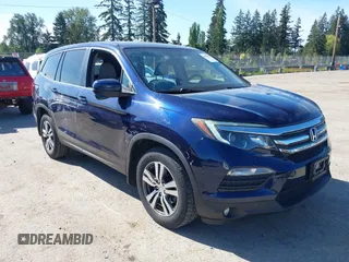 2016 Honda Pilot EX-L with VIN 5FNYF6H55GB078192, listed as a IAAI auction lot 42190161 with 134,361 mi miles and . Bid and sale history available at DreamBid. Image 1.