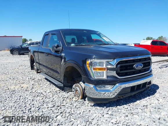 2021 Ford F-150 XL with VIN 1FTEX1EP9MKD20845, listed as a IAAI auction lot 36205781 with 27,824 mi miles and . Bid and sale history available at DreamBid. Image 1.
