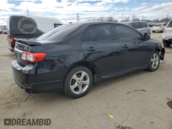 2011 Toyota Corolla L with VIN 2T1BU4EE7BC722325, listed as a Copart auction lot 50151355 with 119,688 mi miles and Salvage Title. Bid and sale history available at carsss.com. Image 3.