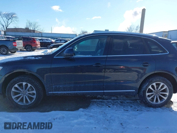 2014 Audi Q5 Premium Plus with VIN WA1LFAFP9EA115682, listed as a IAAI auction lot 41260091 with 145,744 mi miles. Bid and sale history available at carsss.com. Image 13.