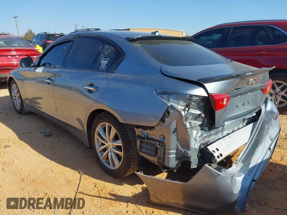2015 Infiniti Q50 Premium with VIN JN1BV7AP2FM336977, listed as a IAAI auction lot 41782699 with 103,031 mi miles. Bid and sale history available at carsss.com. Image 3.