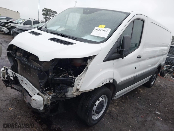 2016 Ford Transit Cargo Van with VIN 1FTYE1YM1GKA93045, listed as a IAAI auction lot 41521031 with 189,384 mi miles. Bid and sale history available at carsss.com. Image 18.