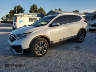 2021 Honda CR-V Touring with VIN 2HKRW2H91MH638786, listed as a Copart auction lot 83678304 with 22,219 mi miles and Salvage Title. Bid and sale history available at carsss.com. Image 1.