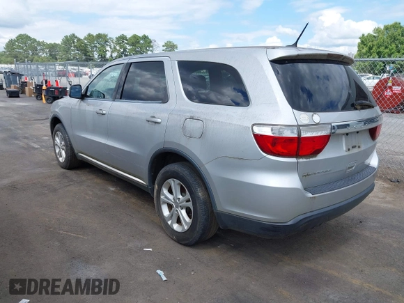2013 Dodge Durango SXT with VIN 1C4RDHAG4DC571663, listed as a IAAI auction lot 42769759 with 178,033 mi miles and . Bid and sale history available at DreamBid. Image 3.