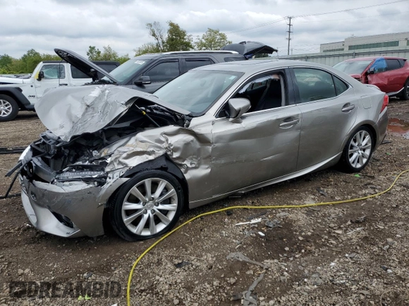2016 Lexus IS 300/350 with VIN JTHCM1D27G5010703, listed as a Copart auction lot 58525745 with 50,046 mi miles and Salvage title. Bid and sale history available at DreamBid. Image 1.