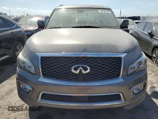 2017 Infiniti QX80 with VIN JN8AZ2NE9H9154311, listed as a Copart auction lot 74930154 with 0 mi miles and Salvage Title. Bid and sale history available at carsss.com. Image 5.