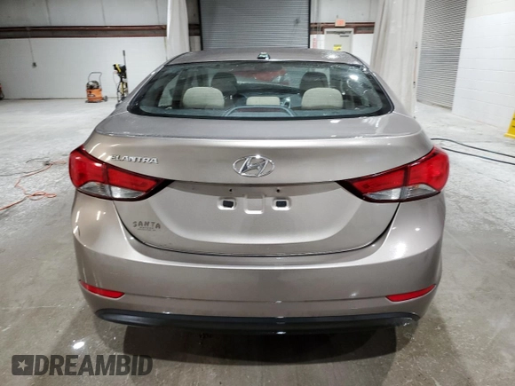 2016 Hyundai Elantra SE with VIN 5NPDH4AE9GH694955, listed as a Copart auction lot 60156945 with 80,503 mi miles and Salvage title. Bid and sale history available at DreamBid. Image 6.