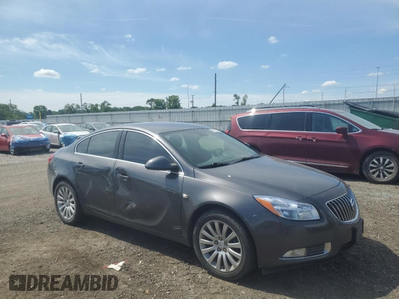 2011 Buick Regal CXL RL1 with VIN W04GN5EC3B1084595, listed as a Copart auction lot 57795975 with 110,697 mi miles and Salvage title. Bid and sale history available at DreamBid. Image 4.