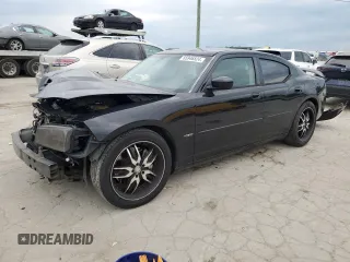 2007 Dodge Charger SRT-8 with VIN 2B3KA73W17H787515, listed as a Copart auction lot 55946524 with 133,295 mi miles and Salvage Title. Bid and sale history available at carsss.com. Image 1.