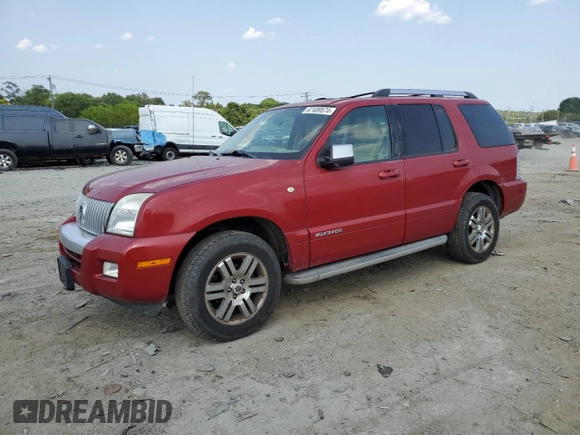 2010 Mercury Mountaineer Premier with VIN 4M2EN4JE5AUJ01189, listed as a Copart auction lot 67489574 with 204,111 mi miles and Clean Title. Bid and sale history available at carsss.com. Image 1.