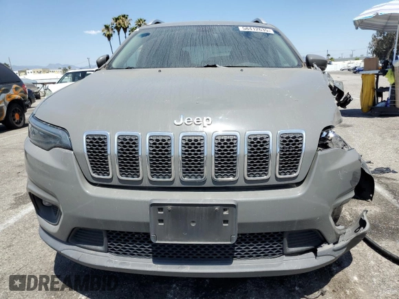 2020 Jeep Cherokee Altitude with VIN 1C4PJLLB4LD615593, listed as a Copart auction lot 58412635 with 95,697 mi miles and Salvage title. Bid and sale history available at DreamBid. Image 5.