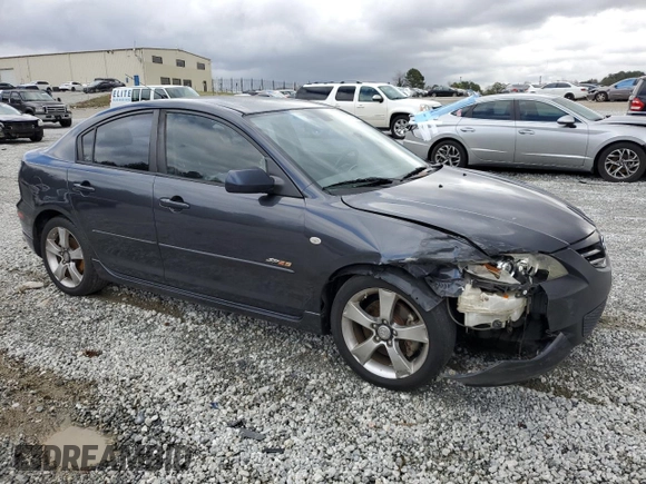 2005 Mazda 3 s with VIN JM1BK323051292231, listed as a Copart auction lot 47745385 with 224,594 mi miles and Salvage Title. Bid and sale history available at carsss.com. Image 4.