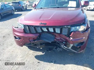 2019 Jeep Grand Cherokee Upland with VIN 1C4RJFAG2KC607036, listed as a IAAI auction lot 42136336 with 36,443 mi miles and . Bid and sale history available at DreamBid. Image 6.
