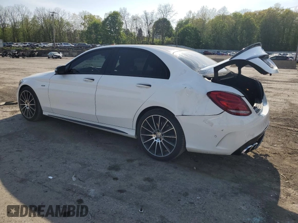 2016 Mercedes-Benz C 450 AMG z VIN 55SWF6EB9GU176626, wystawiony jako Copart lot #55214735 z przebiegiem 51 425 mil mil oraz Szkoda całkowita • Salvage title. Historia ofert i sprzedaży dostępna na DreamBid. Obrazek 2.