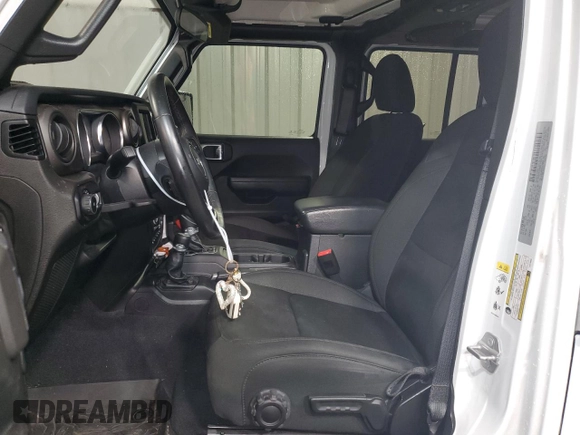 2020 Jeep Wrangler Unlimited Willys with VIN 1C4HJXDN2LW170053, listed as a Copart auction lot 50265365 with 76,682 mi miles and Clean title. Bid and sale history available at DreamBid. Image 7.