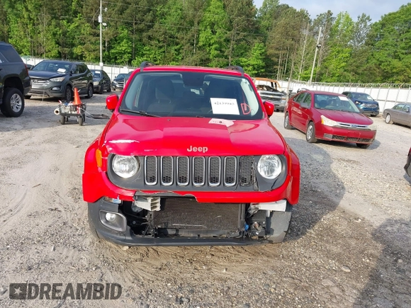 2015 Jeep Renegade Latitude with VIN ZACCJABT0FPB62548, listed as a IAAI auction lot 42139945 with 115,359 mi miles. Bid and sale history available at carsss.com. Image 6.