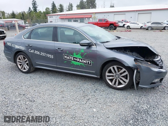 2017 Volkswagen Passat SE with VIN 1VWGT7A36HC063747, listed as a IAAI auction lot 42830924 with 85,120 mi miles and . Bid and sale history available at DreamBid. Image 13.