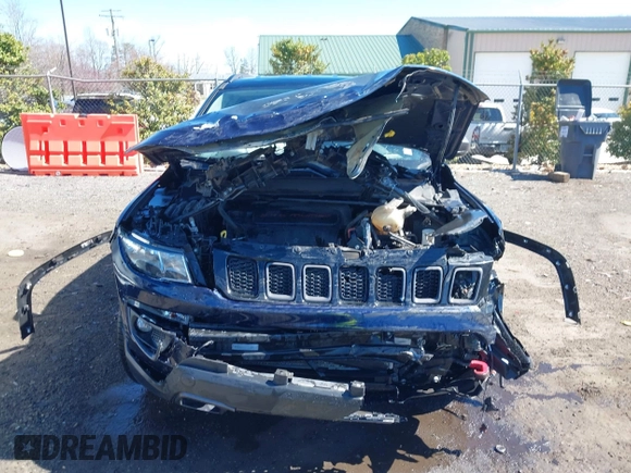 2020 Jeep Compass Trailhawk with VIN 3C4NJDDB1LT106549, listed as a IAAI auction lot 41885628 with 98,374 mi miles and . Bid and sale history available at DreamBid. Image 12.