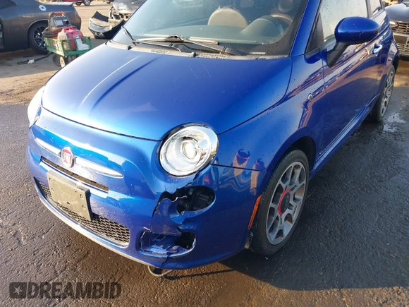 2012 FIAT 500 Sport z VIN 3C3CFFBR1CT352199, wystawiony jako IAAI lot #41461298 z przebiegiem 72 075 mil mil oraz . Historia ofert i sprzedaży dostępna na DreamBid. Obrazek 6.