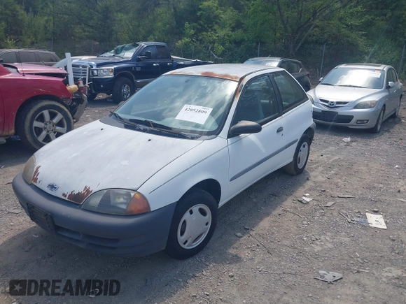 1998 Chevrolet Metro with VIN 2C1MR2262W6706873, listed as a IAAI auction lot 42052809 with 142,302 mi miles and . Bid and sale history available at DreamBid. Image 2.