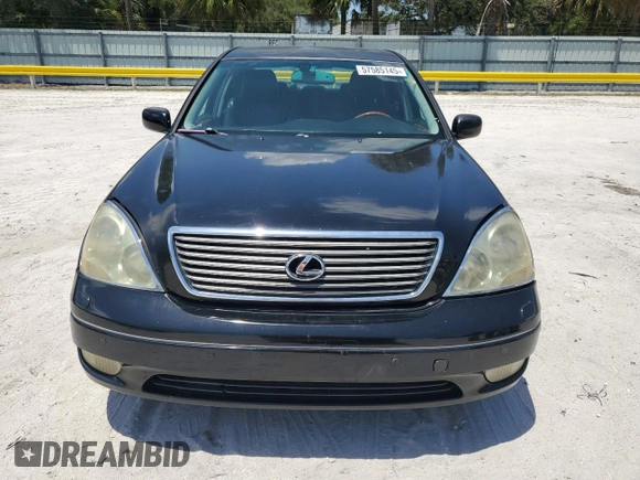 2001 Lexus LS 430 z VIN JTHBN30FX10008011, wystawiony jako Copart lot #57585145 z przebiegiem 218 263 mil mil oraz Czysty tytuł • Clean title. Historia ofert i sprzedaży dostępna na DreamBid. Obrazek 5.