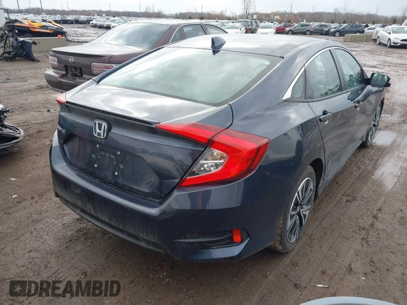 2017 Honda Civic Sedan EX-T with VIN 19XFC1F31HE005896, listed as a IAAI auction lot 41727874 with 93,261 mi miles. Bid and sale history available at carsss.com. Image 4.