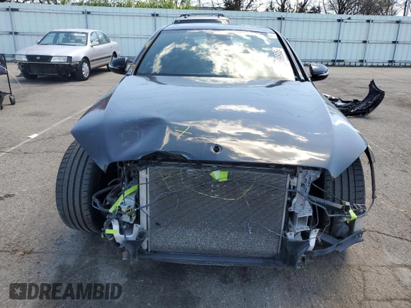 2017 Mercedes-Benz C 300 with VIN 55SWF4KBXHU202385, listed as a Copart auction lot 53499935 with 57,685 mi miles and Salvage Title. Bid and sale history available at DreamBid. Image 5.