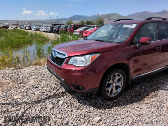 2016 Subaru Forester Touring with VIN JF2SJAXC2GH512772, listed as a Copart auction lot 58592825 with 52,056 mi miles and Salvage title. Bid and sale history available at DreamBid. Image 13.