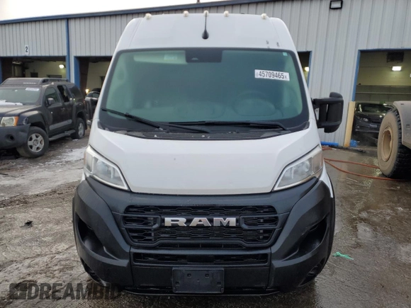 2023 Ram ProMaster Cargo with VIN 3C6LRVDG9PE535246, listed as a Copart auction lot 45709465 with 86,093 mi miles and Salvage Title. Bid and sale history available at DreamBid. Image 5.