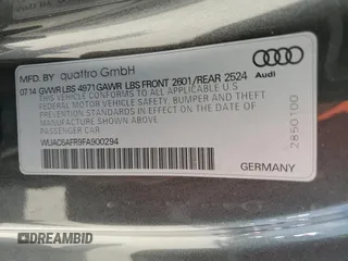 2015 Audi RS 5 z VIN WUAC6AFR9FA900294, wystawiony jako Copart lot #47674394 z przebiegiem 89 264 mil mil oraz . Historia ofert i sprzedaży dostępna na DreamBid. Obrazek 13.