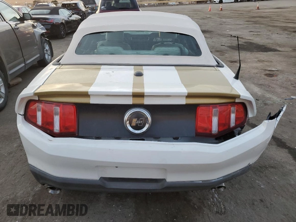 2010 Ford Mustang GT with VIN 1ZVBP8FHXA5141336, listed as a Copart auction lot 85374784 with 61,405 mi miles and Salvage title. Bid and sale history available at DreamBid. Image 6.