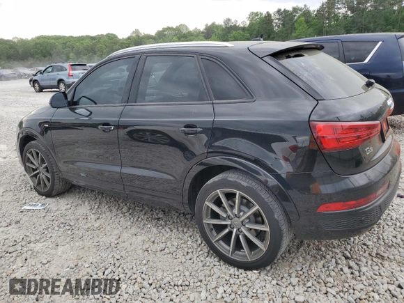2018 Audi Q3 Premium with VIN WA1BCCFS3JR016128, listed as a Copart auction lot 53683375 with 71,172 mi miles and Salvage title. Bid and sale history available at DreamBid. Image 2.