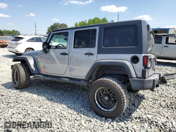 2016 Jeep Wrangler Unlimited Sport z VIN 1C4BJWDG1GL187340, wystawiony jako Copart lot #56011075 z przebiegiem 155 215 mil mil oraz Szkoda całkowita • Salvage title. Historia ofert i sprzedaży dostępna na DreamBid. Obrazek 2.