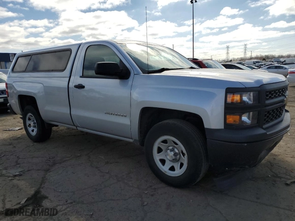 2014 Chevrolet Silverado 1500 Work Truck with VIN 1GCNCPEH7EZ379179, listed as a Copart auction lot 53243365 with 139,250 mi miles and Clean Title. Bid and sale history available at carsss.com. Image 4.
