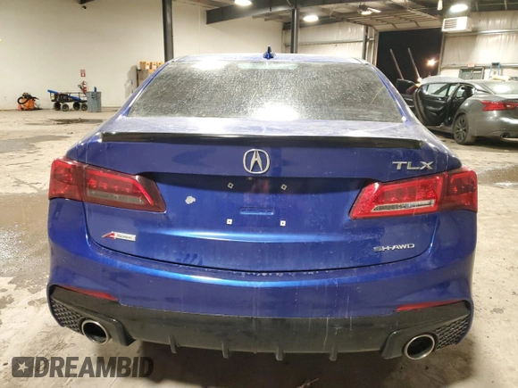 2019 Acura TLX w/Advance Pkg with VIN 19UUB3F82KA801294, listed as a Copart auction lot 89244275 with 118,541 mi miles and Salvage Title. Bid and sale history available at carsss.com. Image 6.
