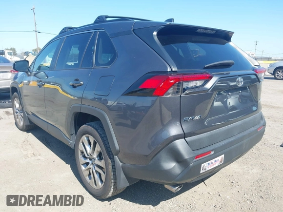 2020 Toyota RAV4 XLE Premium with VIN 2T3C1RFV3LW065281, listed as a IAAI auction lot 41756443 with 17,354 mi miles. Bid and sale history available at carsss.com. Image 3.