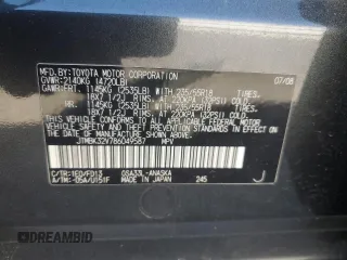 2008 Toyota RAV4 Sport with VIN JTMBK32V786049587, listed as a Copart auction lot 52440145 with 142,761 mi miles and Salvage Title. Bid and sale history available at carsss.com. Image 15.