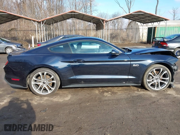 2021 Ford Mustang GT with VIN 1FA6P8CF0M5133019, listed as a IAAI auction lot 41534938 with 65,526 mi miles and . Bid and sale history available at carsss.com. Image 14.