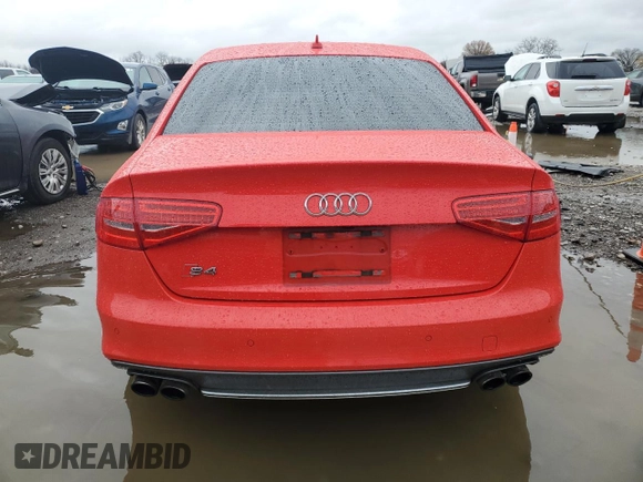 2013 Audi S4 Premium Plus with VIN WAUDGAFL0DA076190, listed as a Copart auction lot 80737894 with 107,369 mi miles and Salvage Title. Bid and sale history available at carsss.com. Image 6.