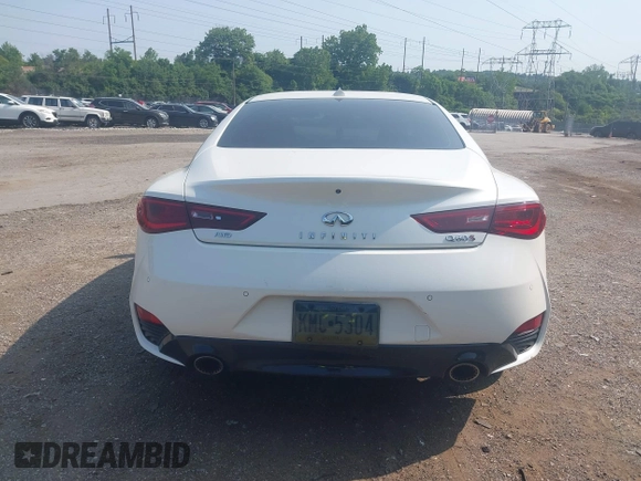 2022 Infiniti Q60 Red Sport 400 with VIN JN1FV7LL9NM680171, listed as a IAAI auction lot 42356846 with 36,248 mi miles and . Bid and sale history available at DreamBid. Image 17.