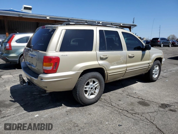 2001 Jeep Grand Cherokee Limited with VIN 1J4GW58NX1C676170, listed as a Copart auction lot 52363495 with 213,678 mi miles and Clean Title. Bid and sale history available at carsss.com. Image 3.